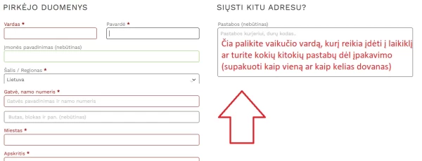 pagalba perkant vardini čiulptuko laikiklį