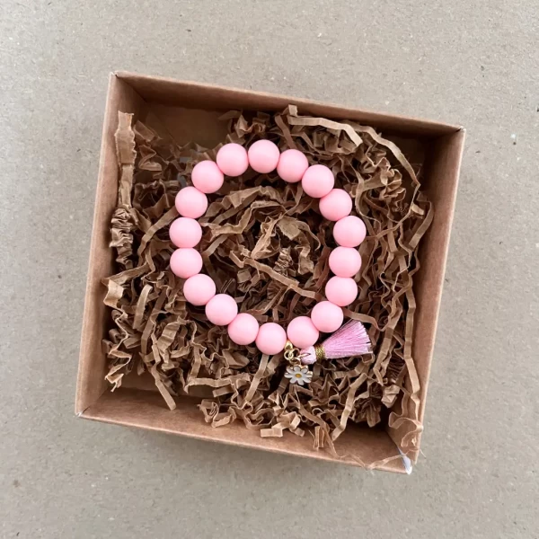 Karoliuku apyrankė mergaitei - dovana mergaitei - aksesuarai mergaitėms