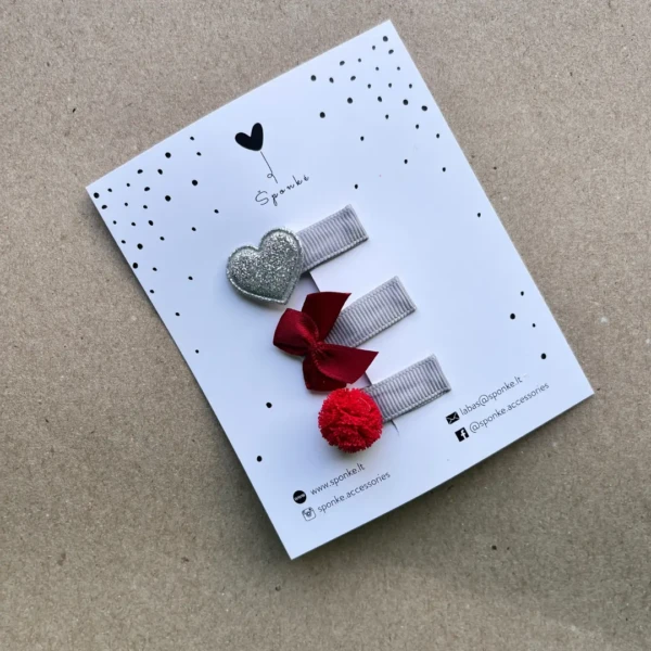 Mini segtukai mergaitėms į plaukus