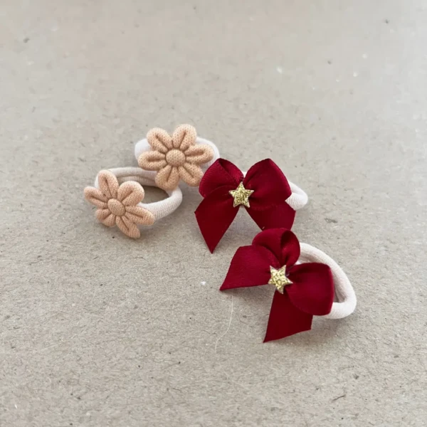 mini plaukų gumutės pirmiems plaukučiams