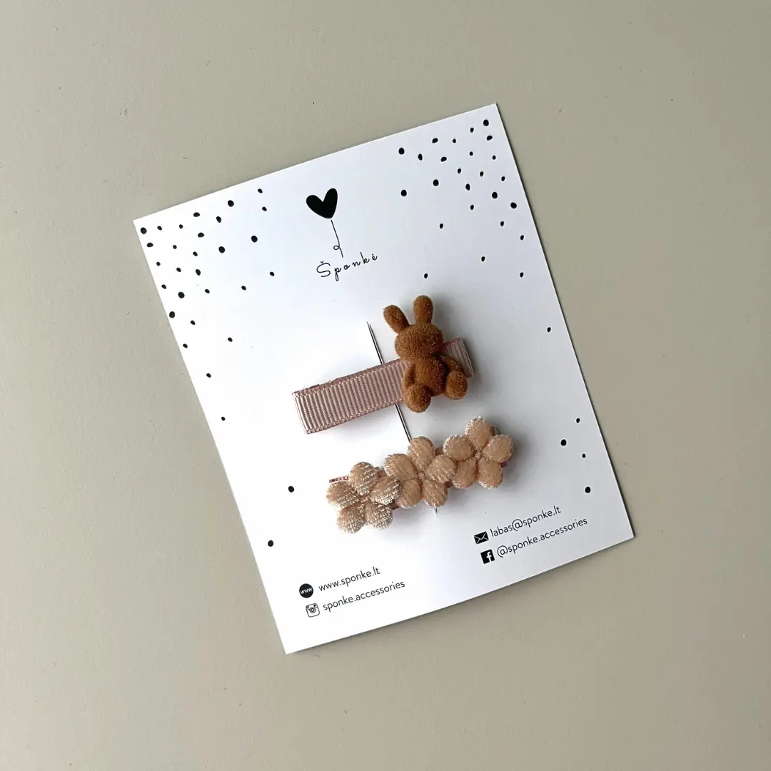 segtukai mergaitėms kiškutis ir gėlytės aligatorius užsegimas